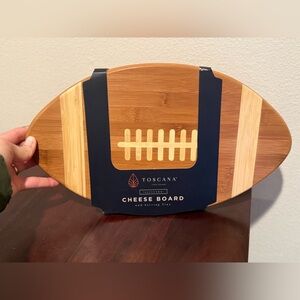 Toscana Football Cheese Board NWT